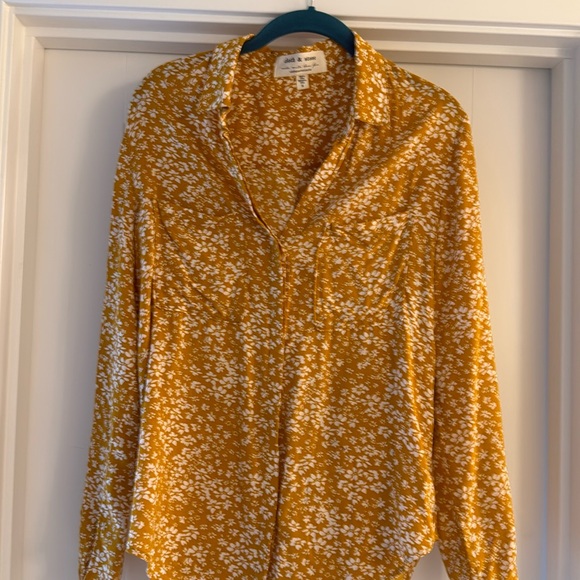 Anthropologie Cloth and Stone. Womens long sleeve blouse size small - Picture 1 of 11